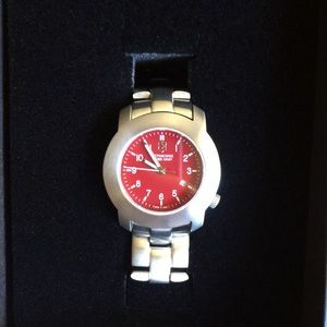 Cherry Red Swiss Army Watch